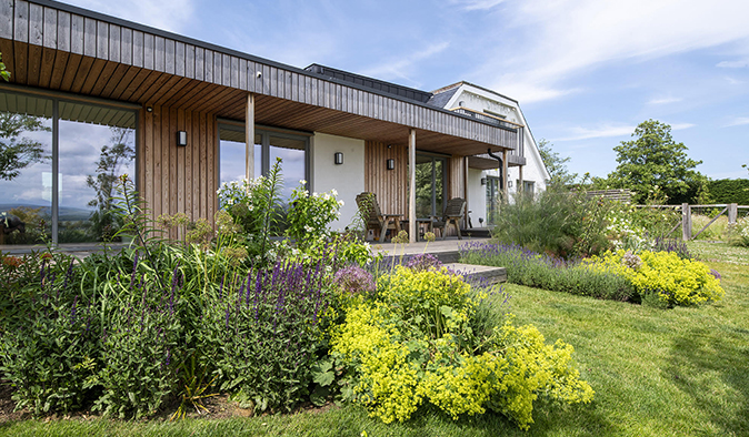 A garden design in East Lothian